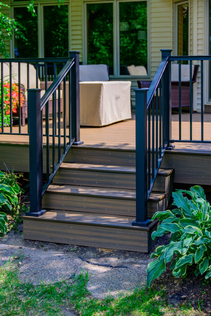 Composite Deck Installation in Rosemount — composite deck installation