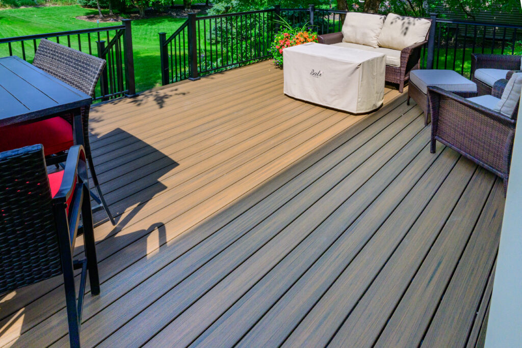 Composite Deck Installation in Rosemount — composite material deck